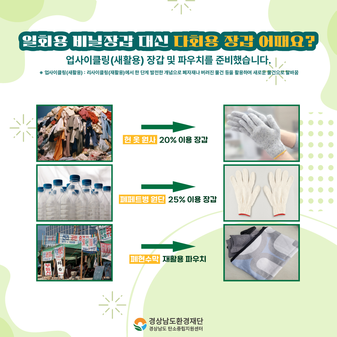 [카드뉴스] 주유소 일회용 비닐장갑 사용 줄이기